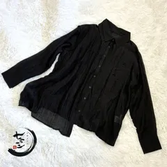 【超美品】パターントルソー 変形ブラウス アシンメトリー シャツ アンティカ 大人モード ゆったり antiquaのサムネイル