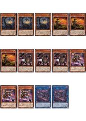 中古】 遊戯王OCG デュエルモンスターズ デッキパーツ：終刻、12枚