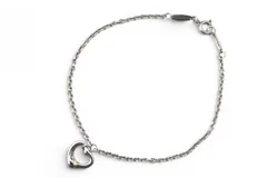 ティファニー ブレスレット/アクセサリー TIFFANY&Co. オープンハート シルバー 925【中古】のサムネイル