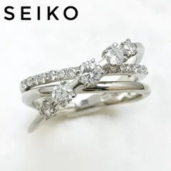 美品🌟SEIKO ダイヤモンド 0.45 ct  プラチナ リング 約14号 Uのサムネイル
