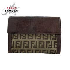 FENDI フェンディ ズッキーノ Wホック 二つ折り財布 - メルカリ