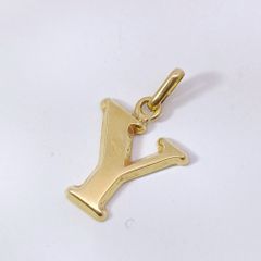 K18YG ペンダントトップ イニシャルT レディース 中古 美品 - メルカリ