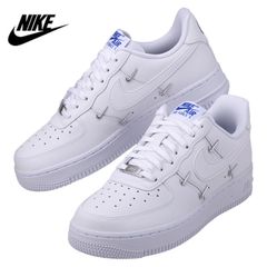 試着のみ箱付き Nike Air Force 1 ホワイト　白　蝶々 試着のみ箱付き Nike Air Force 1 ホワイト 白 蝶々 - メルカリ