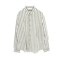 ドルチェアンドガッバーナ DOLCE & GABBANA ストライプ 長袖 コットン シャツ メンズ 未使用のサムネイル
