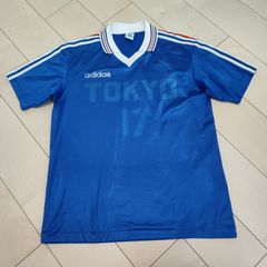 ADIDAS アディダス ゲームシャツ O-XOサイズ BLUE ブルー DESCENTE