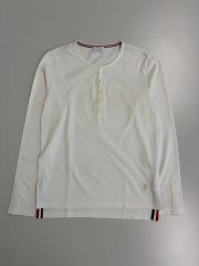 THOM BROWNE ラグラン ヘンリーネック カットソー - メルカリ