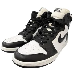 未使用品□NIKE ナイキ 555088-010 AIR JORDAN 1 RETRO HIGH OG レザー ハイカットスニーカー ブラック ホワイト パンダ 27 メンズのサムネイル
