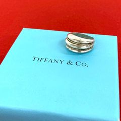 ティファニー　リング　シルバー　14K ツイストリング　約8号 極 美品 TIFFANY&Co. ティファニー ヴィンテージ ツイスト ダブル