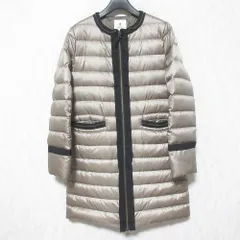 良品 LANVIN en Bleu ランバンオンブルー モニーレ付き ダウンコート 3706119 サイズ36 ブラウン レディース 古着 中古 USEDのサムネイル