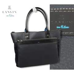 新品4.4万円 LANVIN en Bleu ランバン オン ブルー レイト トートバッグ 紺(NVY) 511701のサムネイル