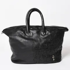 極美品 CHROME HEARTS クロムハーツ GILLES ジル ボストンバッグ セメタリークロスパッチ 22パッチ CHクロス装飾 ブラック 中古 4a005186のサムネイル