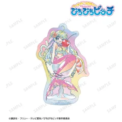 【予約】【新品】ぴちぴちピッチ 描き下ろし るちあ カクテルグラスver. Ani-Art clear label オーロラダイカットステッカー【正規品】のサムネイル