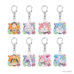 【予約】【新品】Re:ゼロから始める異世界生活 トレーディングアクリルキーホルダー Flower&Balloon ver. 8個入り1BOX【正規品】のサムネイル