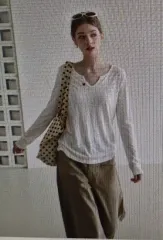 (海外配送)長袖Tシャツ 3COLORのサムネイル