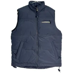 Abercrombie & Fitch アバクロンビーアンドフィッチ リバーシブル ダウンベスト ブラック(メンズ L)中古 古着 Y5233のサムネイル