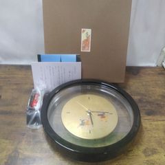 希少】KENZO クォーツ置時計 花柄 鹿野漆器 アナログ ヴィンテージ