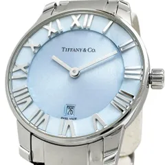 【TIFFANY&Co./ティファニー】37447188 腕時計 ステンレススチール クオーツ ブルー文字盤/シルバーベルト レディース 【中古】【真子質店】【BL】のサムネイル