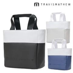 新品未使用品】TravisMathew ボストンバッグ ホワイトブルー2026