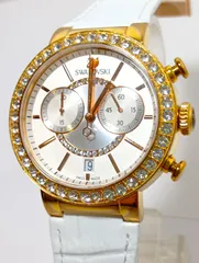 【未使用】Swarovski　スワロフスキー　腕時計　Citra Sphere Chrono　38mm 5080602 イエローゴールド×ホワイト　クォーツ レディースのサムネイル
