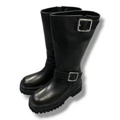 参考上代37,400円 未使用品 RIM.ARK Engineer boots エンジニアブーツ ロングブーツ リムアーク 460IAS50-1491 ブラックのサムネイル