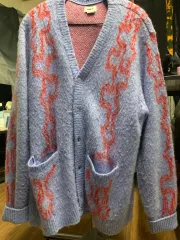 OBEY パープル レッド パータン カーディガンのサムネイル