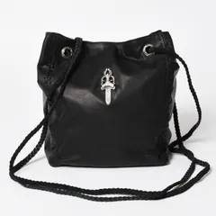 新品未使用 CHROME HEARTS クロムハーツ DIRTY KNEES CHIFFON ダーティニーズ シフォン ショルダーバッグ ラージダガー装飾 中古 4a005141のサムネイル