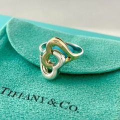ティファニーリング K18 オープンウェーブリング 9号 Tiffany - メルカリ
