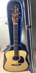 MORRIS モーリス W-40 ギター 縦ロゴ ハードケース付き アコースティックギター アコギ ヴィンテージ Mのサムネイル