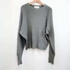 chacocloset チャコクローゼット ニット セーター 透かし編み ボリューム グレー Fサイズ ◇〇☆のサムネイル