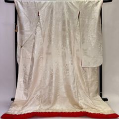 中古⚫︎正絹⚫︎シンプル打掛⚫︎白/薄紫⚫︎オーガンジー打掛の下着