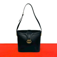 極 美品 GUCCI オールド グッチ ヴィンテージ マイクロGG ロゴ レザー
