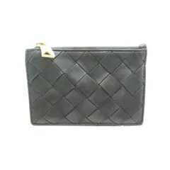 美品 BOTTEGA VENETA ボッテガヴェネタ イントレチャート フラグメントケース レザー キーリング付 カード コイン 小銭 服飾小物 AU4599 のサムネイル