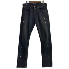 リーバイス Levi's 00's LVC 55501 赤耳 後染めブラック 日本製 サイドジップ デニム ブラック W32サイズ 201MB-1560 VBのサムネイル