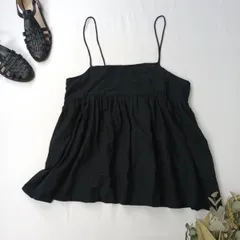 ◯ essential. Natural by clip エッセンシャルナチュラルバイクリップ コットンレーヨンギャザーキャミブラウス /26Nのサムネイル