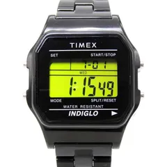 TIMEX タイメックス クラシック タイル TW2V20000 デジタル Classic Tile メンズ レディース ブラック 黒  28012970のサムネイル