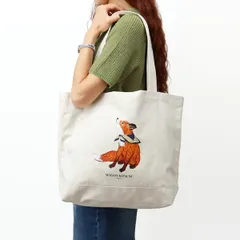 ■MAISON KITSUNE メゾン キツネ キャンバストートバッグ QU05130WW9042 ドリーミング フォックス メンズ レディース ユニセックスのサムネイル