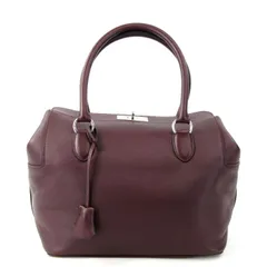 美品 HERMES エルメス ハンドバッグ ツールボックス 26 N刻印 2010年 ヴォースイフト ショルダーバッグ ボルドー   47000292のサムネイル