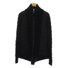 モンクレール MONCLER MAGLIONE TRICOT CARDIGAN ニット切替 ダウンジャケット ジップアップ ハイネック M 黒 /BM6のサムネイル