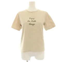 マッキントッシュフィロソフィー MACKINTOSH PHILOSOPHY Tシャツ カットソー ロゴプリント 半袖 38 ベージュ /HN29のサムネイル