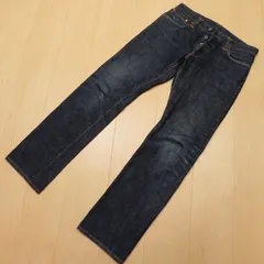 ^922★ 日本製 STEVENSON OVERALL スティーブンソンオーバーオール 717-OSX セルビッチ ジーンズ 31 インディゴ デニムパンツ 古着 ★のサムネイル