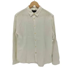 ポールスミスジーンズ Paul Smith JEANS リネン100 ドット マチ付き 隠しボタンダウン シャツ メンズ import：L のサムネイル