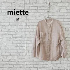 miette バンドカラーシャツ 長袖 古着 ゆったりのサムネイル