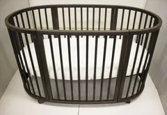 美品 ストッケ スリーピー ベッド V3 Stokke Sleepi ヘイジーグレー 別売りマットレス 別売り防水シート付き 新生児OK クリーニング済み B2250002のサムネイル