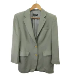 ジョルジオアルマーニ GIORGIO ARMANI テーラードジャケット 38 モスグリーン 2つボタン 絹 シルク 607708 /RY ■GY62のサムネイル