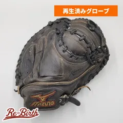 【クリーニング済み 】 ミズノ 少年軟式用 キャッチャーミット 型付け済み (mizuno グラブ)[WE1666]のサムネイル