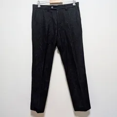EPOCA UOMO エポカウォモ スラックス パンツ メンズ ブラック ウール コットン 48サイズのサムネイル