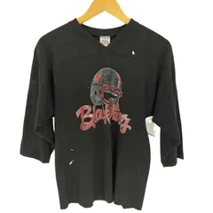 ミラー MILLER 90S USA製 フットボールチーム カレッジ ロゴ プリント 七分袖 Vネック Tシャツ  メンズ import：M のサムネイル