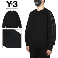 Y-3 ニット ワイスリー セーター トップス アディダス adidas ヨウジヤマモト メンズ レディース ブランド 大きいサイズ おしゃれ おすすめ 人気 黒 y3128 ブラック M L XLのサムネイル