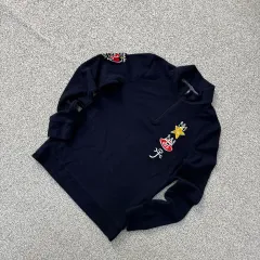 90 CASTELBAJAC レディース ハーフジップ 長袖Tシャツ 0709J2のサムネイル