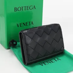 BOTTEGA VENETA ボッテガ・ヴェネタ ビジネス カードケース イントレチャート 名刺入れ ラムスキン【中古】 レディースのサムネイル